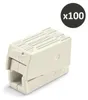 Lot de 100 bornes pour luminaires WAGO 2,5 mm² / 2 rigides Voir les images du produit 4