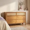 Kommode CEFIRA aus Massivholz, Eiche Finish - Anrichte mit Produktbild-Vorschau 2