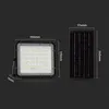 V-TAC VT-80W Faro led nero con pannello solare 10W e Anteprima dell’immagine prodotto 8