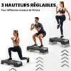 Aerobic Steppbrett 3-stufig Höhenverstellbar (12/17,5/22,5 Produktbild-Vorschau 5