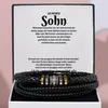 An meinen Sohn - LEDERARMBAND FÜR MÄNNER Herrenschmuck - Produktbild-Vorschau 1