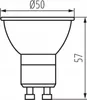 Lampadina LED GU10 7W 495lm 4000K Neutro Dimmerabile 110° Anteprima dell’immagine prodotto 7