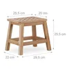 relaxdays Schemel natur, H: 25,5 cm Produktbild-Vorschau 4