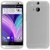 PhoneNatic Case kompatibel mit HTC One M8 - weiß Silikon Produktbild-Vorschau 1