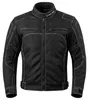 Motorradjacke textilien Kombi Jacke schwarz, Größe:54/XL Produktbild-Vorschau 10