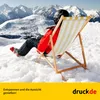 Chaise longue - Rayures larges - Jaune - pliable - en bois Voir les images du produit 6