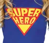 Superheldin Kostüm für Mädchen Super Hero rot blau Kleid, Produktbild-Vorschau 3