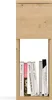 A narrow wooden cabinet with books on a shelf. Anteprima dell’immagine prodotto