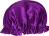 INF Schlafhaube aus 100 % Seide Violett L Produktbild-Vorschau 1