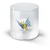 WD LIFESTYLE Tazza in vetro con farfalla Anteprima dell’immagine prodotto 1