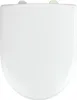 WENKO WC-Sitz Exclusive Abnehmbar Weiß Badezimmer Toilette Produktbild-Vorschau 1