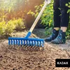 KADAX Râteau de jardin à 14 dents, aérateur de gazon, Voir les images du produit 3