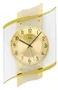 AMS 5515 Wanduhr Funk Funkwanduhr analog golden mit Glas Produktbild-Vorschau 2
