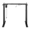 A black electric sit-stand desk frame is shown against a white background. Náhled obrázku produktu