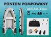 Nafukovací pontón pre 2 osoby, 250 x 135 cm, sada s veslami Náhľad obrázku produktu 2
