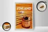 Holzschild Reise 12x18 cm Finnland Sauna Erholung Produktbild-Vorschau 3