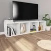 vidaXL Bibliothèque/armoire TV blanc 36×30×143 cm Bois Voir les images du produit 14