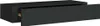 A black floating shelf with one drawer partially open, shown against a white background. Náhľad obrázku produktu