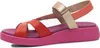 WONDERS Sandalen C6552 Rosa Naturleder Plateau 4 cm Produktbild-Vorschau 2