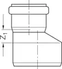 REHAU RAUPIANO PLUS, Übergangsrohr, DN 125/110, 1 Stk. Produktbild-Vorschau 4