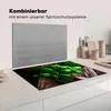 KitchenYeah© Herdabdeckplatte Basilikum-Pflanzen , 81x52cm, Produktbild-Vorschau 3