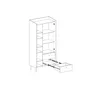 Furniture24 Regalschrank Alessio Ae5 Regal 80 X 170 X 42 Cm Produktbild-Vorschau 2