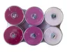 A pack of six scented tea lights in various shades of pink and red, viewed from directly above. Produktbild-Vorschau