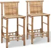Two bamboo bar stools are shown against a white background. Produktbild-Vorschau