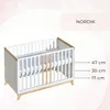 ATB MEBLE Babybett , Nordik KOLLEKTION , Beistellbett Baby Produktbild-Vorschau 4
