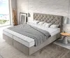 DELIFE Boxspringbett Dream-Great 180x200 cm Mikrofaser Produktbild-Vorschau 4