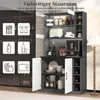 Flieks Cuisine Armoires hautes Buffet de cuisine avec LED, Voir les images du produit 7