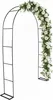 Relaxdays Rosenbogen, Metall, HxBxT: 240 x 140 x 38 cm, Produktbild-Vorschau 1