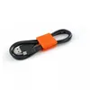 Bluelounge CableClip Medium, Dark Grey & Orange Produktbild-Vorschau 11
