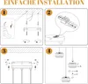 ZMH lampa wisząca boho lampa wisząca rattanowa lampa Podgląd zdjęcia produktu 7