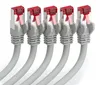 deleyCON 0,5m CAT6 Patchkabel RJ45 S/FTP PIMF, 5 Stück - Produktbild-Vorschau 2