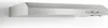A stainless steel range hood is mounted on a white wall. Produktbild-Vorschau