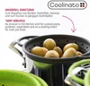 Coolinato faltbares Silikon-Sieb 24 cm grün Produktbild-Vorschau 5