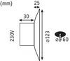 Paulmann 929.27, Einbaustrahler, LED, 30 lm, Grau, Produktbild-Vorschau 10