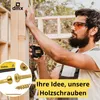 200x Holzschrauben Spanplattenschrauben 5x50mm Schrauben Produktbild-Vorschau 5