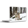 MuchoWow® Laptop Aufkleber Sticker Cover Wolf - Schnee - Produktbild-Vorschau 1