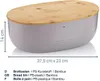 KELA Brotkasten Namur PS-Kunststoff beige 37,5x23,0x14,0cm Produktbild-Vorschau 4