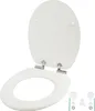 Relaxdays Toilettendeckel, doppelte Absenkautomatik, 37,5 x Produktbild-Vorschau 1