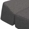 vidaXL Klappsofa Bett Hellgrau 60 x 70 x 41 cm Stoff Produktbild-Vorschau 6