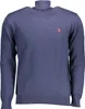 Eleganter Herren-Rollkragenpullover in Blau mit Produktbild-Vorschau 1
