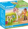 PLAYMOBIL Country Cavalière avec cheval, poulain, seau, Voir les images du produit 3
