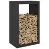 vidaXL Stojan na palivové dřevo černý 60x40x100 cm ocelový Náhled obrázku produktu 3