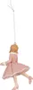 Clayre & Eef Pendentif de Noël fille 11 cm rose plastique Voir les images du produit 3
