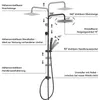 Auralum Duschsystem mit Umsteller,Regendusche Quadratisches Produktbild-Vorschau 4