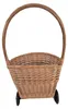 Einkaufswagen aus Weide Klein 44x32x90 cm Transportkorb mit Produktbild-Vorschau 7