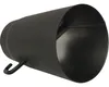 A black metal stove pipe with a hook attachment. Anteprima dell’immagine prodotto